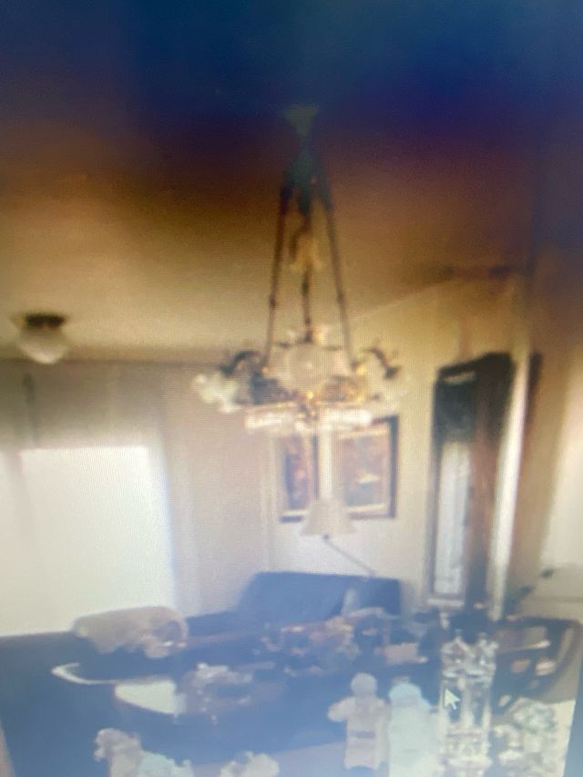 Lampara antigua restaurada