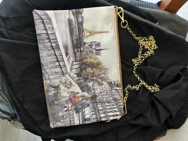 Porta tracolla con catena Ynot? decorazione Parigi