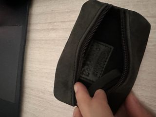 Portachiavi/porta monete in pelle