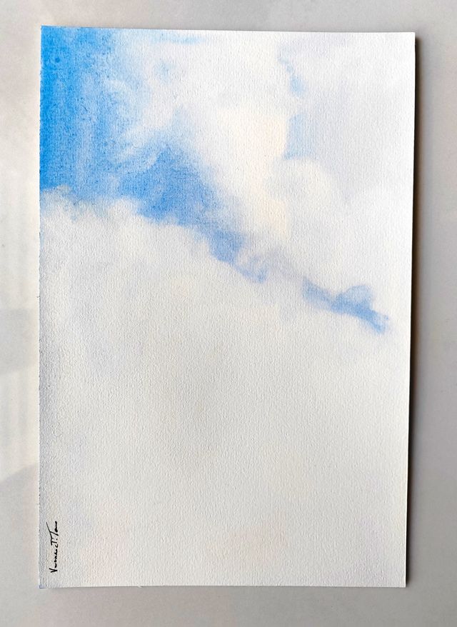 Quadretto Acquerello, ‘Pezzo di cielo’