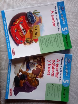 Cuadernillos Mates y Lengua 5 años