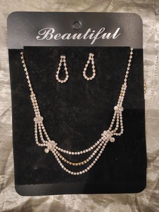 PACK COLLAR Y PENDIENTES.OFERTA. ACCESORIOS MUJER.
