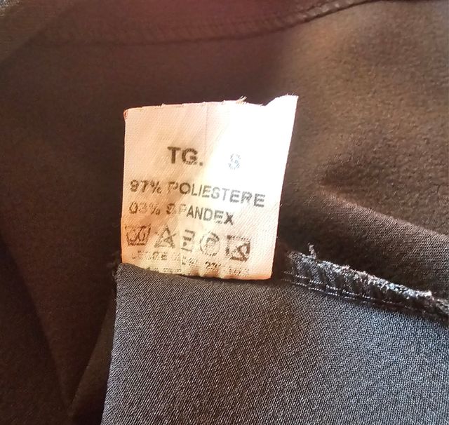 Gonna Mini y2k con Spacco Nera Usata