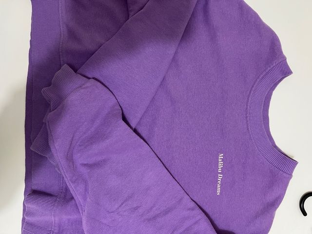 Sudadera Morada Pull&Bear