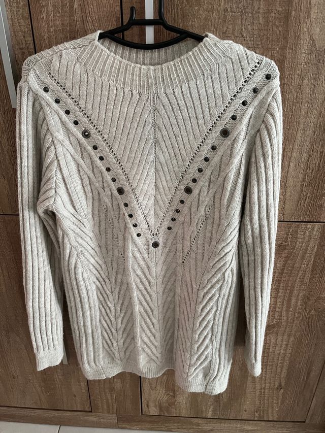 Jersey Gris Largo Stradivarius