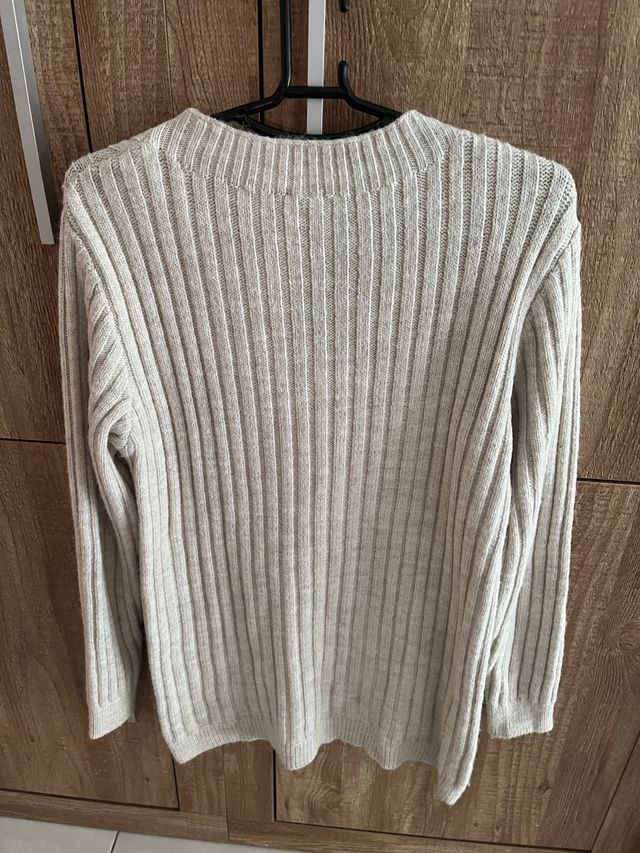 Jersey Gris Largo Stradivarius