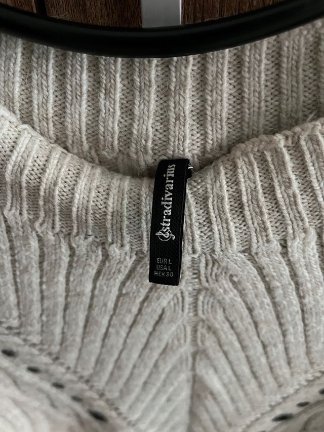 Jersey Gris Largo Stradivarius