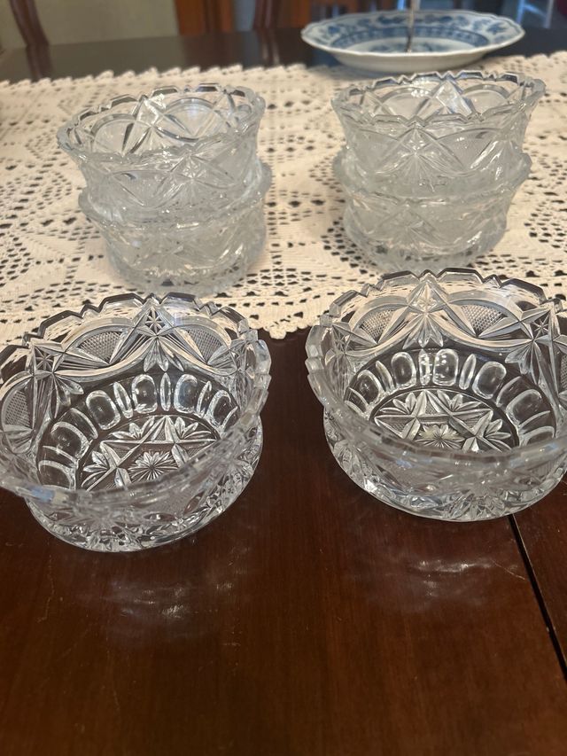 Set coppette cristallo