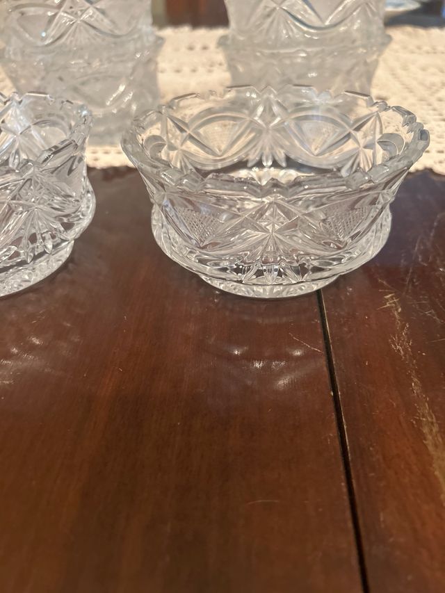 Set coppette cristallo