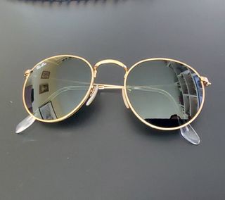 Ray Ban Round metal doradas