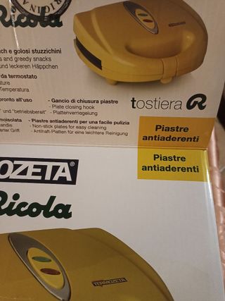 Tostiera Termozeta con marchio Ricola