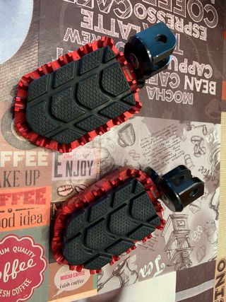 Estriberas enduro PUIG rojas