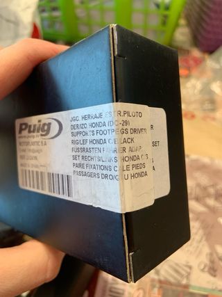 Estriberas enduro PUIG rojas