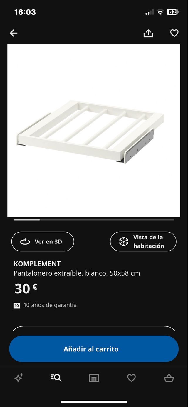 2 pantaloneras ikea