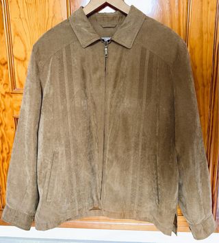 Chaqueta efecto ante de Gamsol