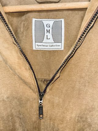 Chaqueta efecto ante de Gamsol