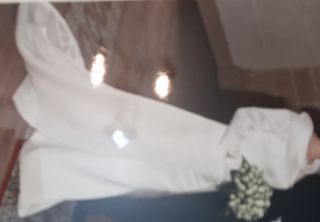 VESTIDO DE NOVIA DOS PIEZAS 