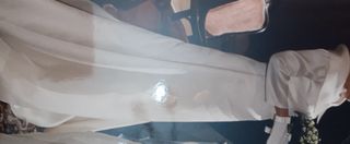 VESTIDO DE NOVIA DOS PIEZAS 
