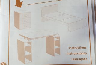 Cuna convertible en habitación completa