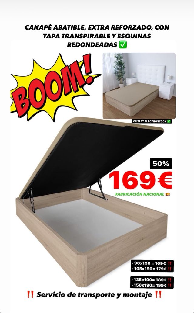 LIQUIDACIÓN EN CANAPÈS DIRECTOS DE FÁBRICA 50% !!!