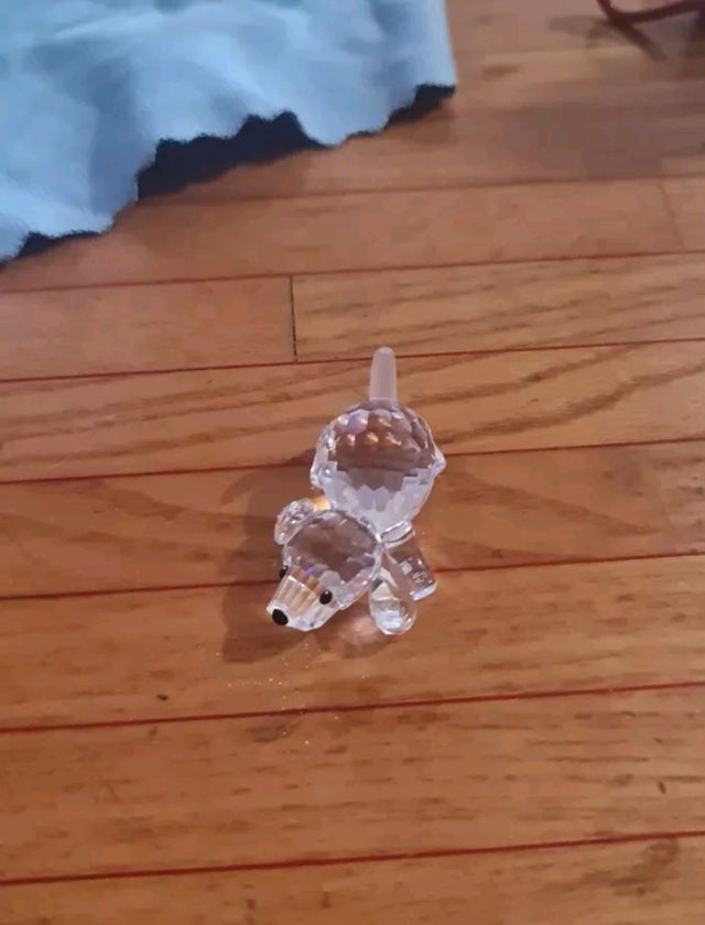 Swarovski Beagle cucciolo PLAYING Statuetta in cri