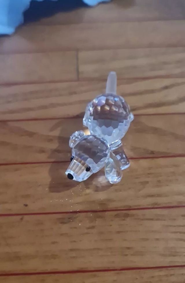 Swarovski Beagle cucciolo PLAYING Statuetta in cri