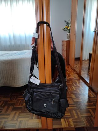 BOLSO BANDOLERA MARRÓN 