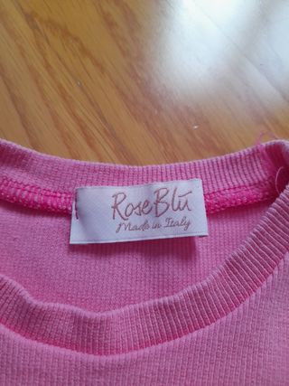 maglia a maniche corte rosa