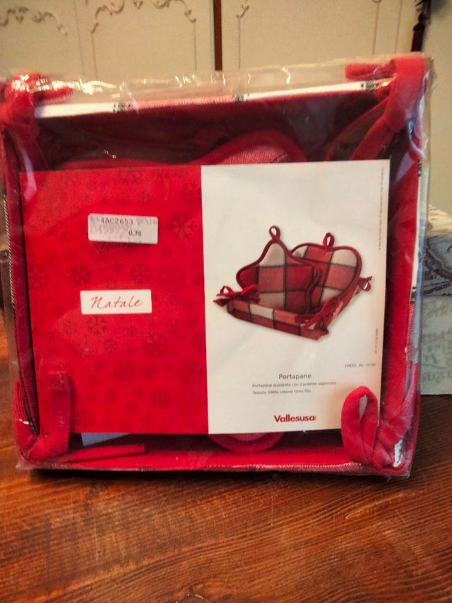 Porta pane + 2 presine sagomate nuovo