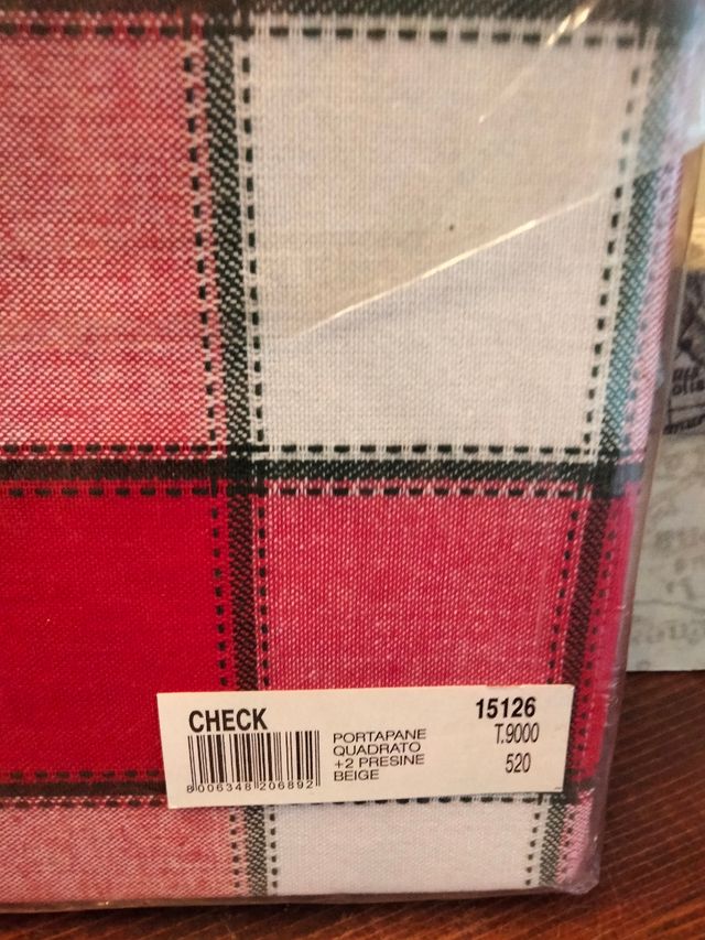 Porta pane + 2 presine sagomate nuovo