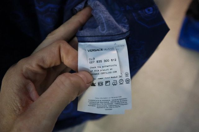 Camisa estampada Versace jeans