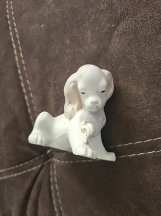Figura lladro perro y caracol