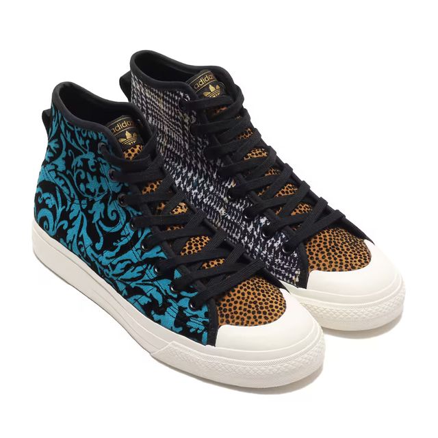 Zapatillas Adidas Nizza Hi Rf Multi-Color Azul.