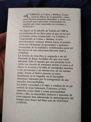 La Celestina. Fernando de Rojas