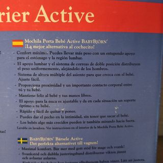 Mochila Porta Bebé Active BaByBÖJRN