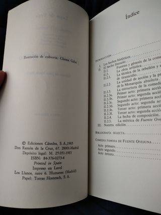 Fuente Ovejuna. Lope de Vega