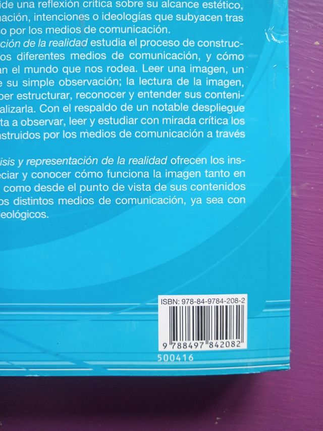 La imagen. Analisis y representación