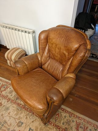 Sillón cuero