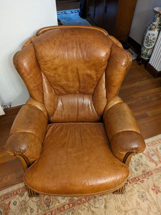 Sillón cuero