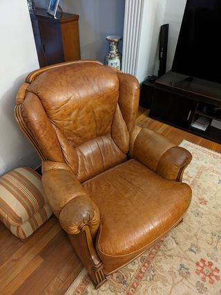 Sillón cuero