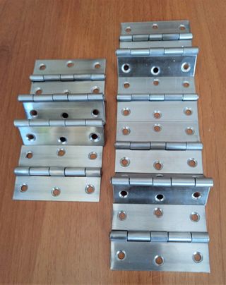 BISAGRAS ACERO INOX.