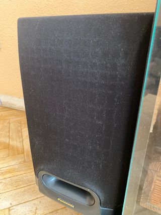 Mesa para televisión+altavoces+cadena de música