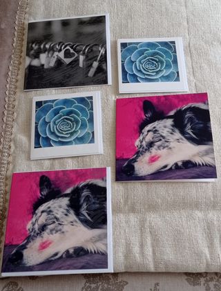 SIN ESTRENAR, TARJETAS DRAEGER CON SOBRE 