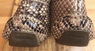 Mocasines piel piton PRADA 39