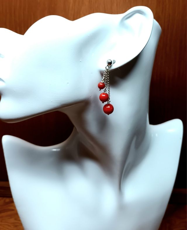 Pendientes de plata de ley