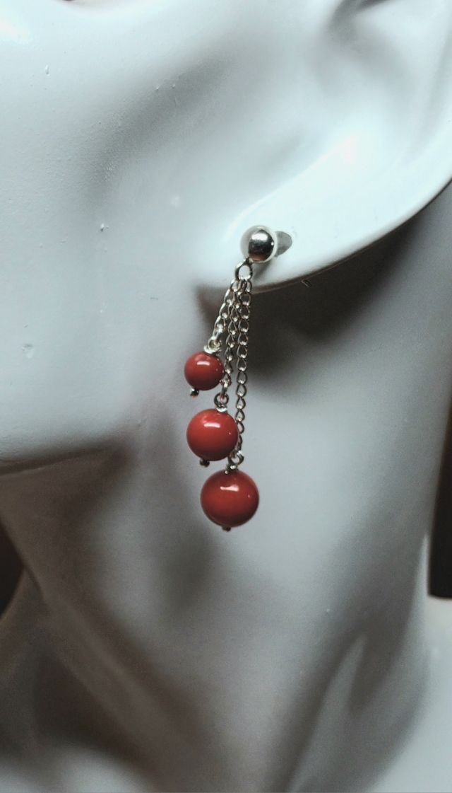 Pendientes de plata de ley