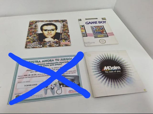 Panfletos y dvd publicitarios Nintendo