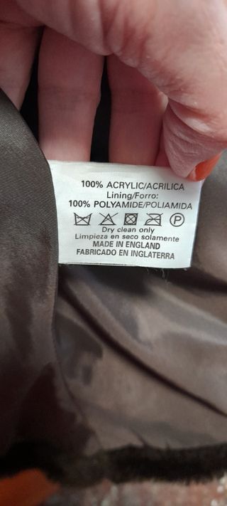 Abrigo pelo sintético mujer