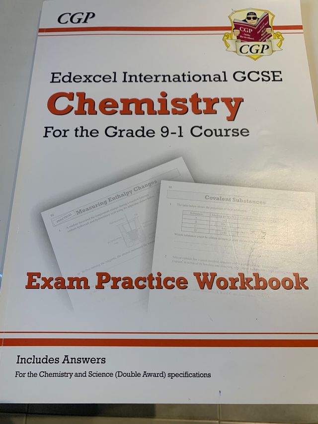 Workbook chemistry Edexcel