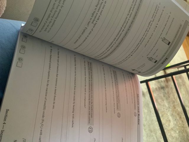 Workbook chemistry Edexcel